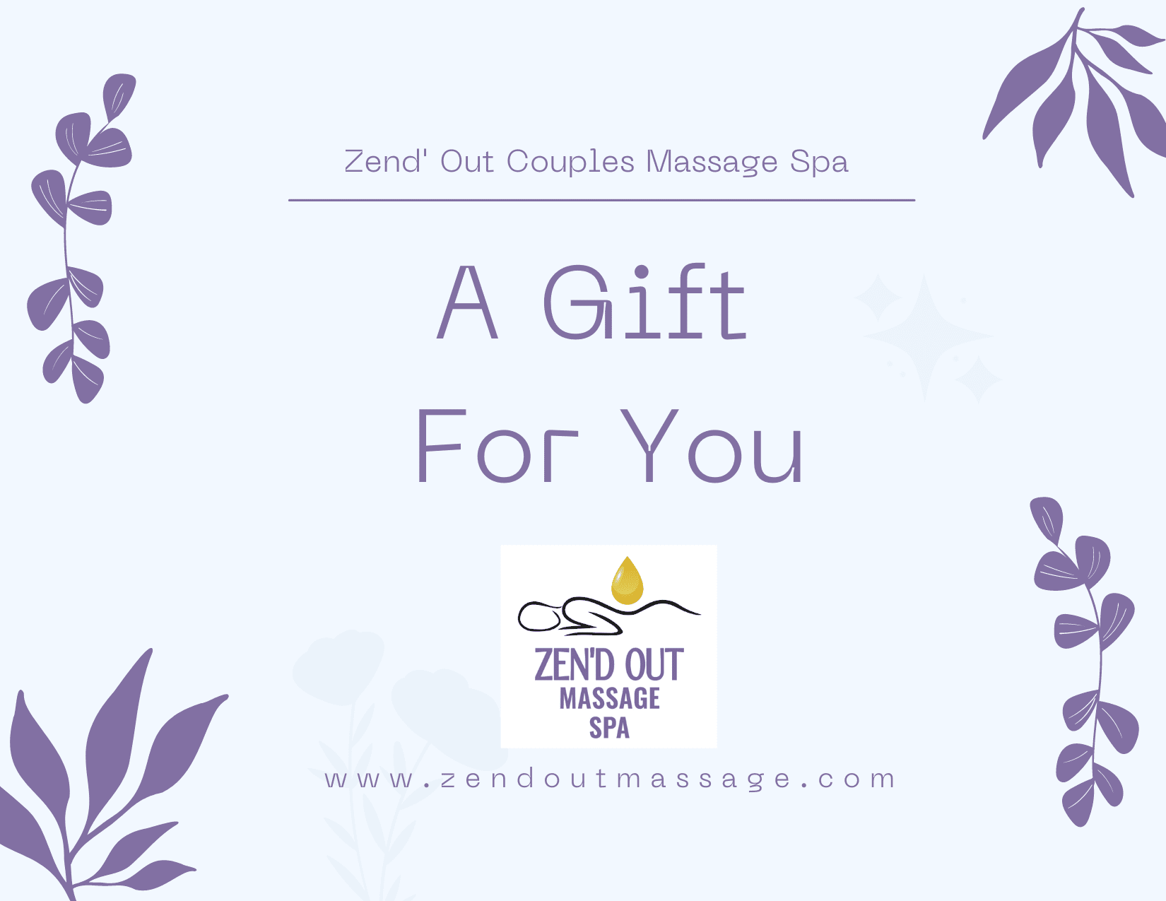 Zend Out Massage SPA gift card